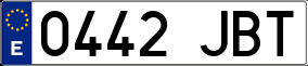 Truck License Plate